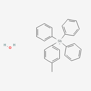 molecular formula C25H24OSb B14598757 CID 78066217 