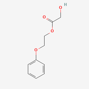 molecular formula C10H12O4 B14598776 2-Phenoxyethyl hydroxyacetate CAS No. 60359-67-3