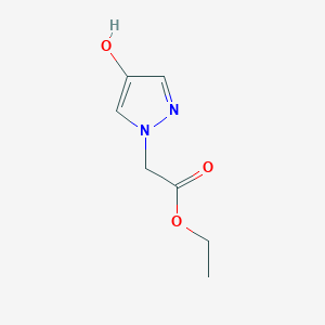 molecular formula C7H10N2O3 B1459879 ethyl 2-(4-hydroxy-1H-pyrazol-1-yl)acetate CAS No. 1881322-09-3
