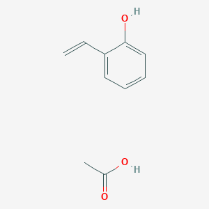 molecular formula C10H12O3 B14598796 Acetic acid--2-ethenylphenol (1/1) CAS No. 59858-52-5