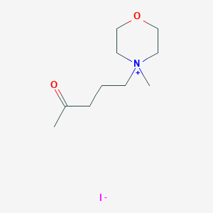 4-Methyl-4-(4-oxopentyl)morpholin-4-ium iodide