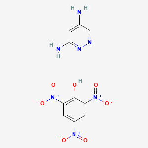 Pyridazine-3,5-diamine;2,4,6-trinitrophenol