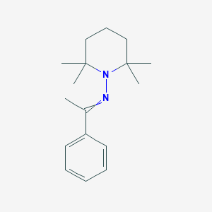 1-Phenyl-N-(2,2,6,6-tetramethylpiperidin-1-yl)ethan-1-imine