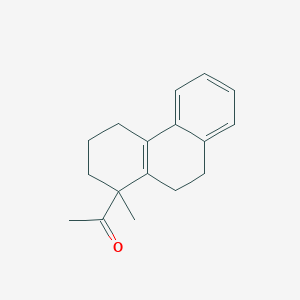 1-(1-Methyl-1,2,3,4,9,10-hexahydrophenanthren-1-YL)ethan-1-one