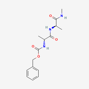 molecular formula C15H21N3O4 B14598967 N-[(Benzyloxy)carbonyl]-D-alanyl-N-methyl-D-alaninamide CAS No. 61280-92-0