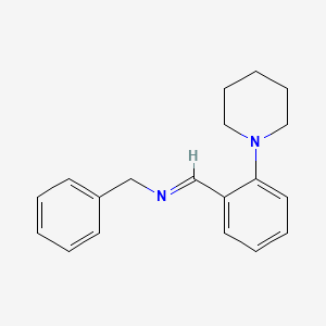 (E)-N-Benzyl-1-[2-(piperidin-1-yl)phenyl]methanimine