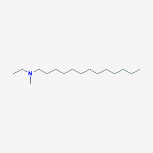 molecular formula C16H35N B14598977 N-Ethyl-N-methyltridecan-1-amine CAS No. 59570-03-5