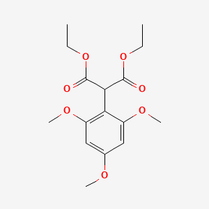 molecular formula C16H22O7 B14598978 Diethyl (2,4,6-trimethoxyphenyl)propanedioate CAS No. 61040-80-0