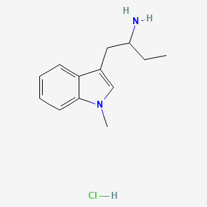 molecular formula C13H19ClN2 B1459898 1-(1-甲基-1H-吲哚-3-基)丁-2-胺盐酸盐 CAS No. 13256-60-5