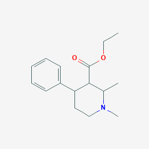 Ethyl 1,2-dimethyl-4-phenylpiperidine-3-carboxylate