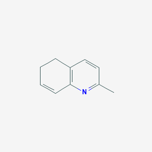 molecular formula C10H11N B14599027 Quinoline, 5,6-dihydro-2-methyl- CAS No. 60499-17-4