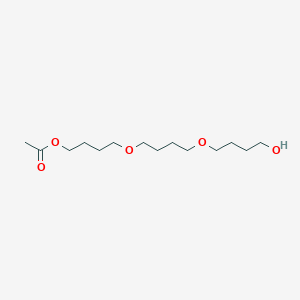 molecular formula C14H28O5 B14599040 4-[4-(4-Hydroxybutoxy)butoxy]butyl acetate CAS No. 60767-75-1