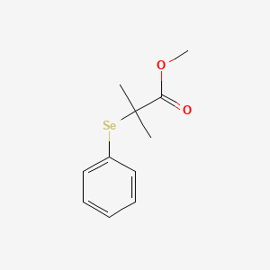 molecular formula C11H14O2Se B14599043 Methyl 2-methyl-2-(phenylselanyl)propanoate CAS No. 59345-48-1