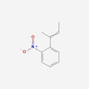 molecular formula C10H11NO2 B14599052 1-(But-2-en-2-yl)-2-nitrobenzene CAS No. 60249-96-9