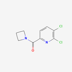 molecular formula C9H8Cl2N2O B1459906 Azetidin-1-yl-(5,6-dichloropyridin-2-yl)methanone CAS No. 2203715-95-9