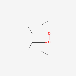 molecular formula C10H20O2 B14599084 3,3,4,4-Tetraethyl-1,2-dioxetane CAS No. 60732-65-2