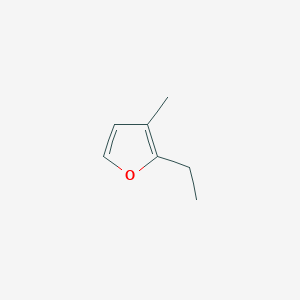 molecular formula C7H10O B14599136 2-Ethyl-3-methylfuran CAS No. 59953-83-2