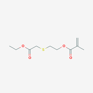 2-[(2-Ethoxy-2-oxoethyl)sulfanyl]ethyl 2-methylprop-2-enoate