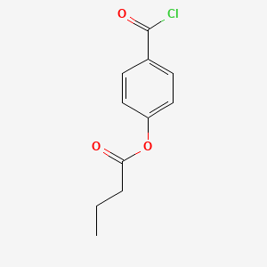 4-(Chlorocarbonyl)phenyl butanoate