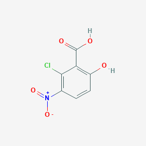 molecular formula C7H4ClNO5 B1459920 2-Chloro-6-hydroxy-3-nitrobenzoic acid CAS No. 2059945-51-4