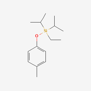 Ethyl(4-methylphenoxy)di(propan-2-yl)silane