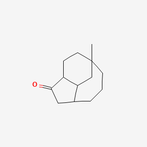 molecular formula C13H20O B14599218 7-Methyloctahydro-1,7-ethanoazulen-2(1H)-one CAS No. 60547-72-0