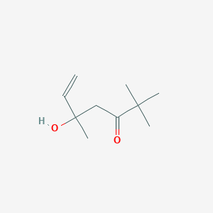 5-Hydroxy-2,2,5-trimethylhept-6-en-3-one