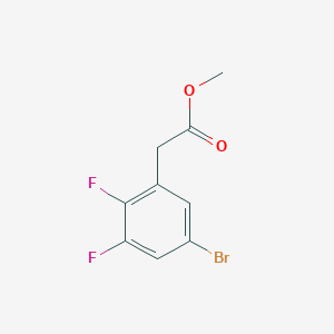 molecular formula C9H7BrF2O2 B1459926 Methyl 5-bromo-2,3-difluorophenylacetate CAS No. 1807197-78-9