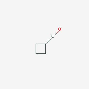 molecular formula C5H6O B14599283 Methanone, cyclobutylidene- CAS No. 59078-45-4