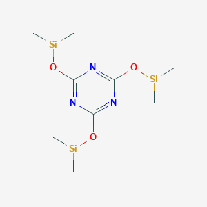 molecular formula C9H18N3O3Si3 B14599399 Tris(di-methylsilyl) cyanurate 