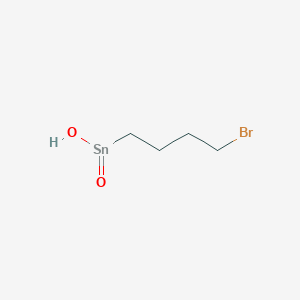 (4-Bromobutyl)(hydroxy)stannanone