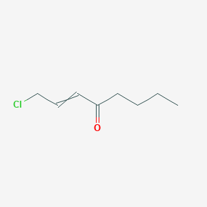 molecular formula C8H13ClO B14599493 1-Chlorooct-2-EN-4-one CAS No. 61170-85-2