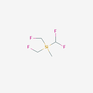 (Difluoromethyl)[bis(fluoromethyl)]methylsilane