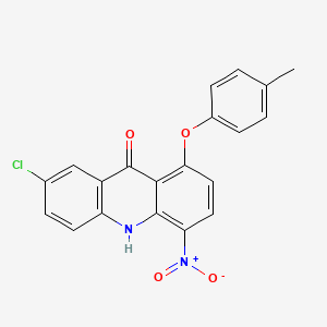 7-chloro-1-(4-methylphenoxy)-4-nitro-10H-acridin-9-one