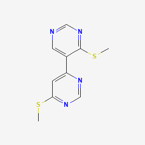 4,5'-Bipyrimidine, 4',6-bis(methylthio)-