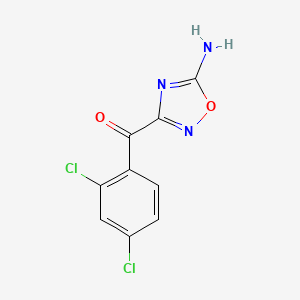 (5-Amino-1,2,4-oxadiazol-3-yl)(2,4-dichlorophenyl)methanone