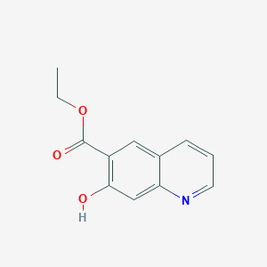 B1459960 Ethyl 7-Hydroxyquinoline-6-carboxylate CAS No. 1261631-01-9