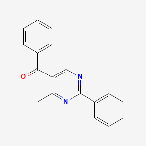 (4-Methyl-2-phenylpyrimidin-5-yl)(phenyl)methanone