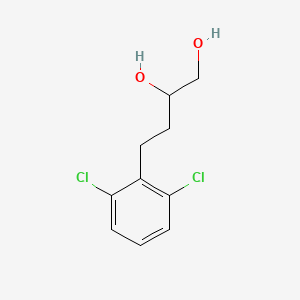 molecular formula C10H12Cl2O2 B14599637 4-(2,6-Dichlorophenyl)butane-1,2-diol CAS No. 59363-20-1