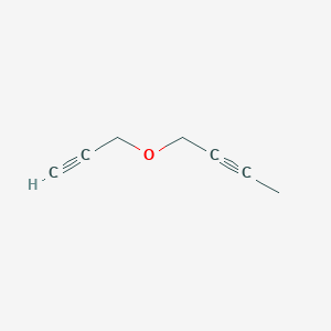 molecular formula C7H8O B14599703 2-Butyne, 1-(2-propynyloxy)- CAS No. 61051-00-1