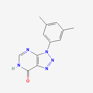 molecular formula C12H11N5O B1459971 3-(3,5-dimethylphenyl)-3,6-dihydro-7H-[1,2,3]triazolo[4,5-d]pyrimidin-7-one CAS No. 1082436-87-0