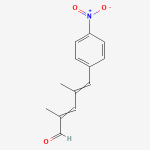 2,4-Dimethyl-5-(4-nitrophenyl)penta-2,4-dienal