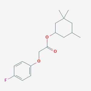 (3,3,5-trimethylcyclohexyl) 2-(4-fluorophenoxy)acetate