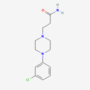 3-[4-(3-Chlorophenyl)piperazin-1-yl]propanamide