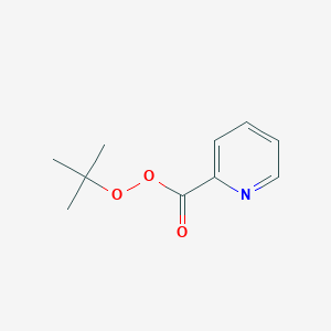 molecular formula C10H13NO3 B14599780 Tert-butyl pyridine-2-carboperoxoate CAS No. 60512-72-3