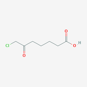 molecular formula C7H11ClO3 B14599785 7-Chloro-6-oxoheptanoic acid CAS No. 60254-72-0