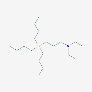 molecular formula C19H43NSi B14599844 n,n-Diethyl-3-(tributylsilyl)propan-1-amine CAS No. 60197-39-9