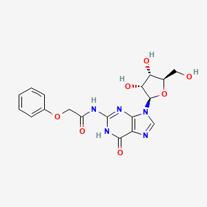 molecular formula C18H19N5O7 B1459986 N-(苯氧基乙酰)鸟苷 CAS No. 119824-66-7