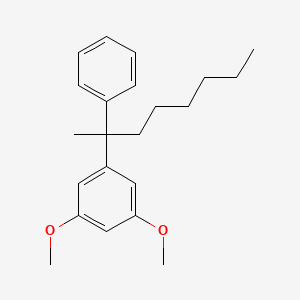 1,3-Dimethoxy-5-(2-phenyloctan-2-YL)benzene