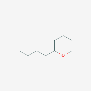 molecular formula C9H16O B14599881 2H-Pyran, 2-butyl-3,4-dihydro- CAS No. 60443-97-2